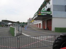 Imola pitlane